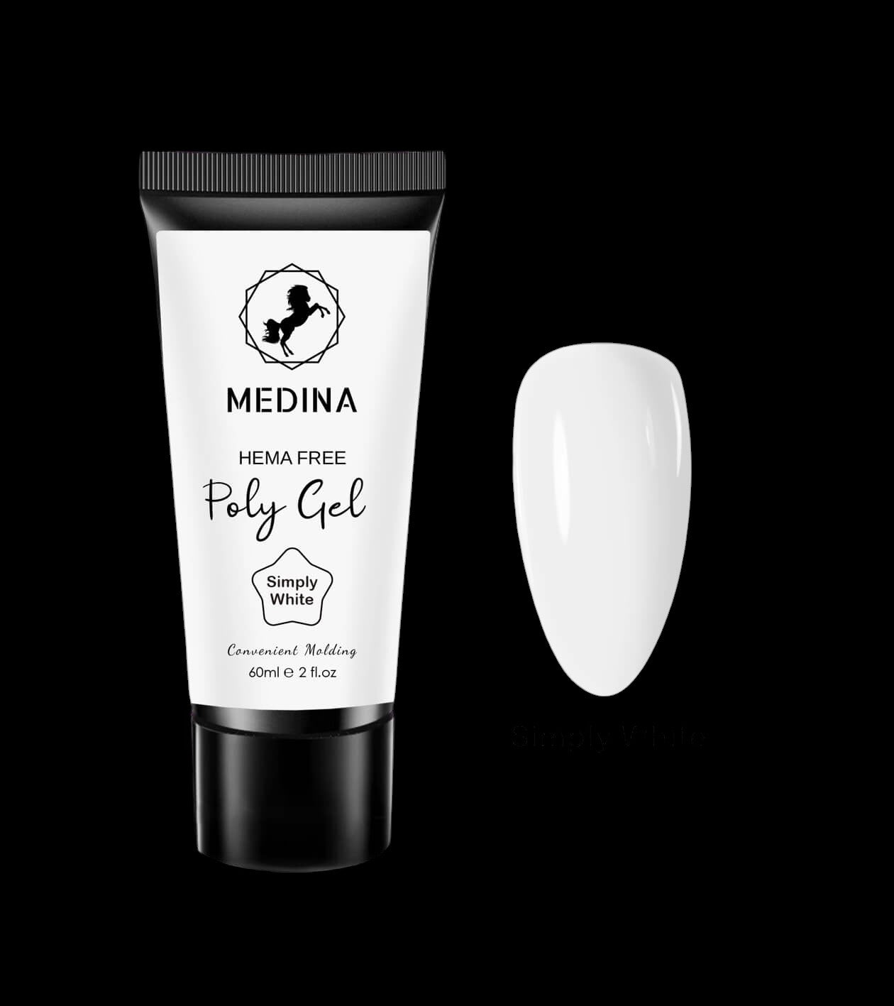 Medina - Polygel Simply White 2oz by Beyond Beauty Page