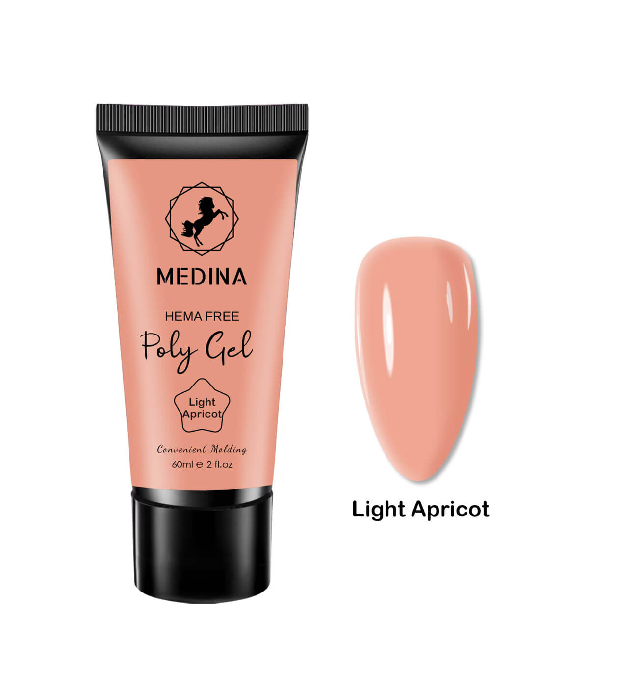 Medina - Polygel Light Apricot 2oz by Beyond Beauty Page