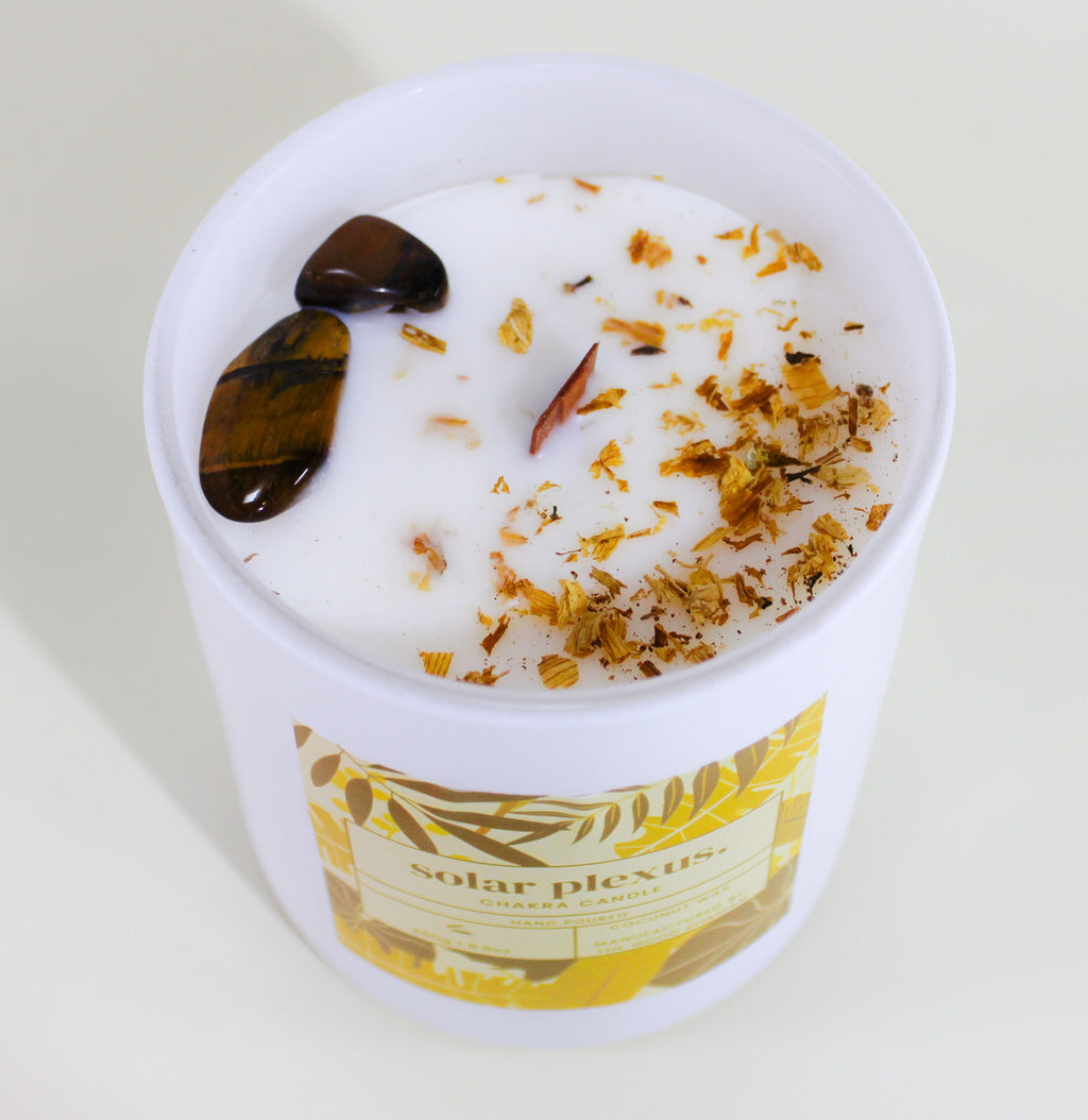 Solar Plexus Luxe Natural Coconut Wax Scented Candle by The Good Shaman