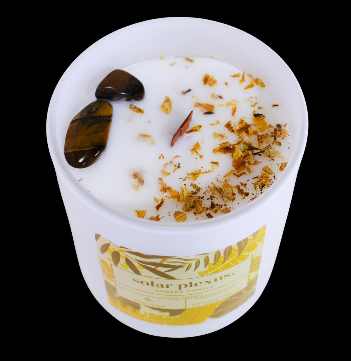 Solar Plexus Luxe Natural Coconut Wax Scented Candle - AetherLux.Shop