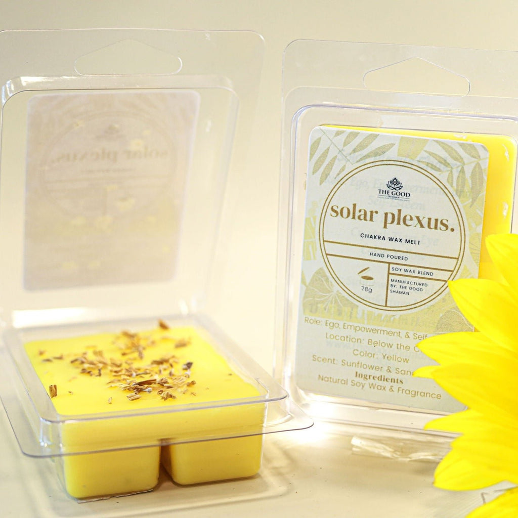 Solar Plexus – Luxe Hand-Poured Natural Soy Wax Melts by The Good Shaman