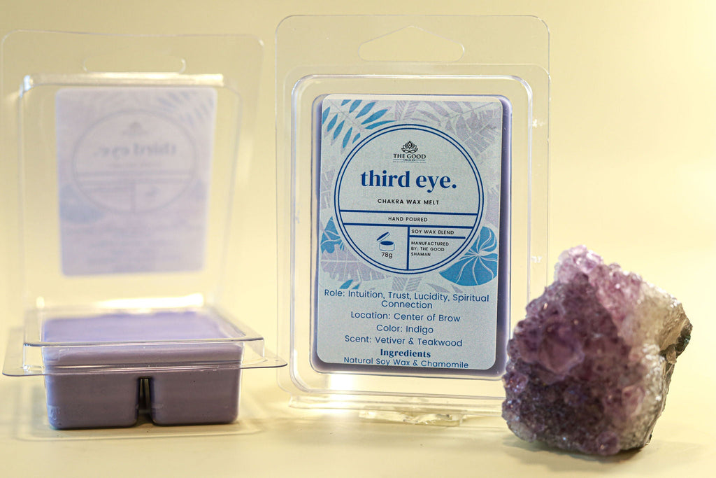 Third Eye Chakra – Luxe Hand-Poured Natural Soy Wax Melts by The Good Shaman