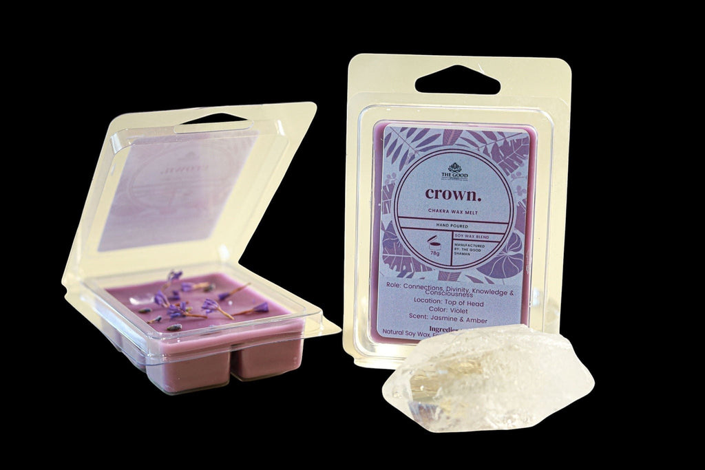 Crown Chakra – Luxe Hand-Poured Natural Soy Wax Melts by The Good Shaman