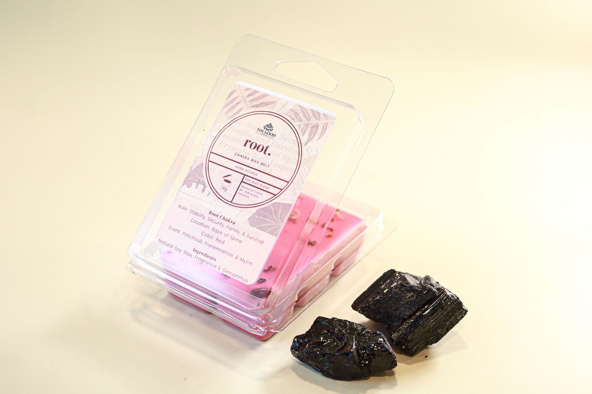 Root Chakra – Luxe Hand-Poured Natural Soy Wax Melts by The Good Shaman