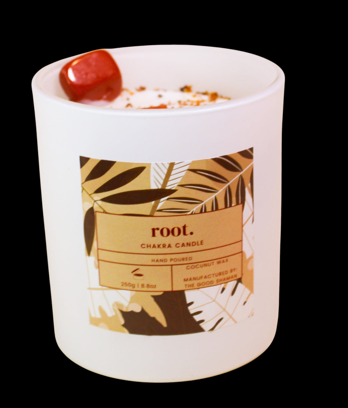 Root Chakra Luxe Natural Coconut Wax Scented Candle - AetherLux.Shop