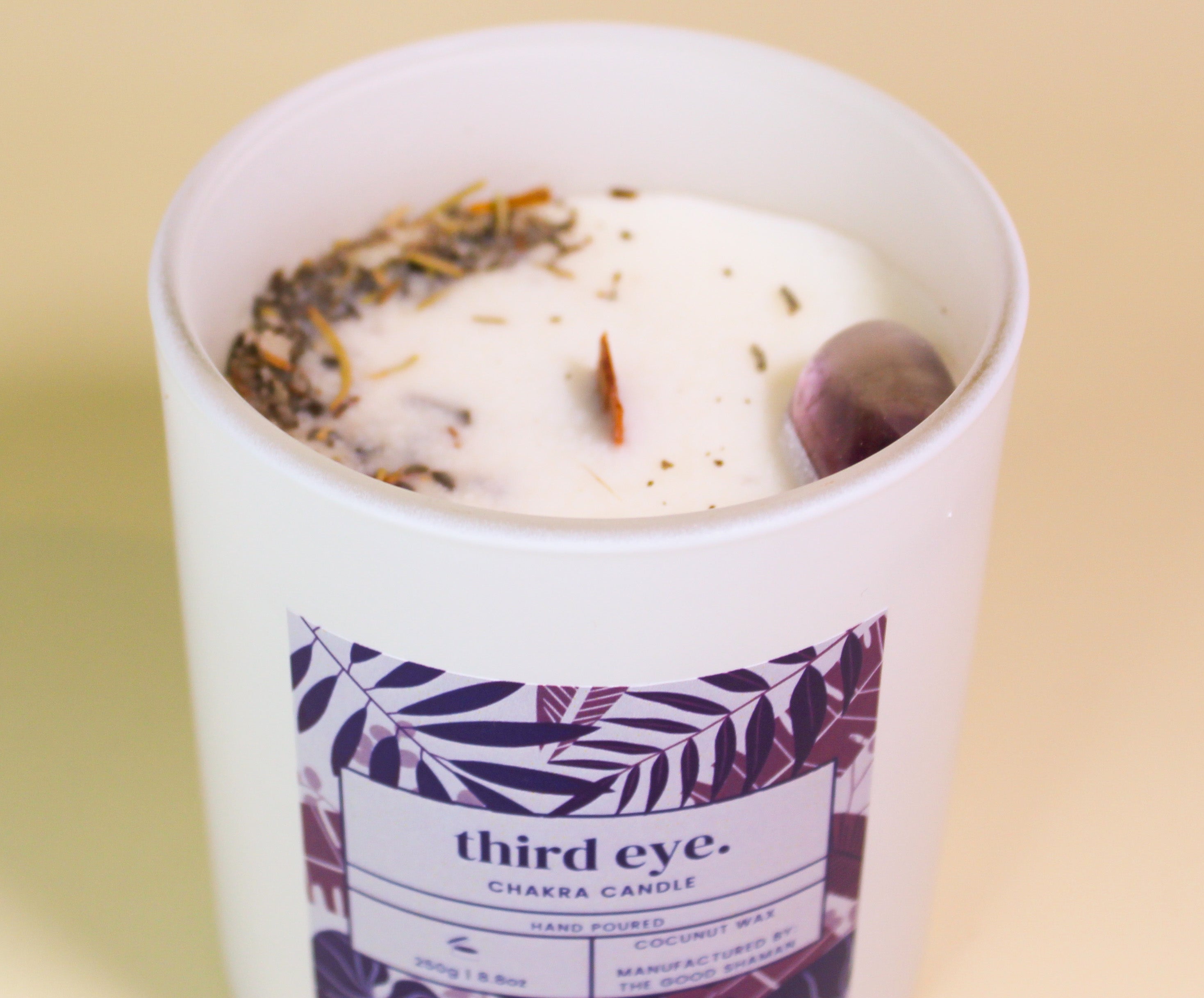 Third Eye Luxe Natural Coconut Wax Chakra Candle by The Good Shaman