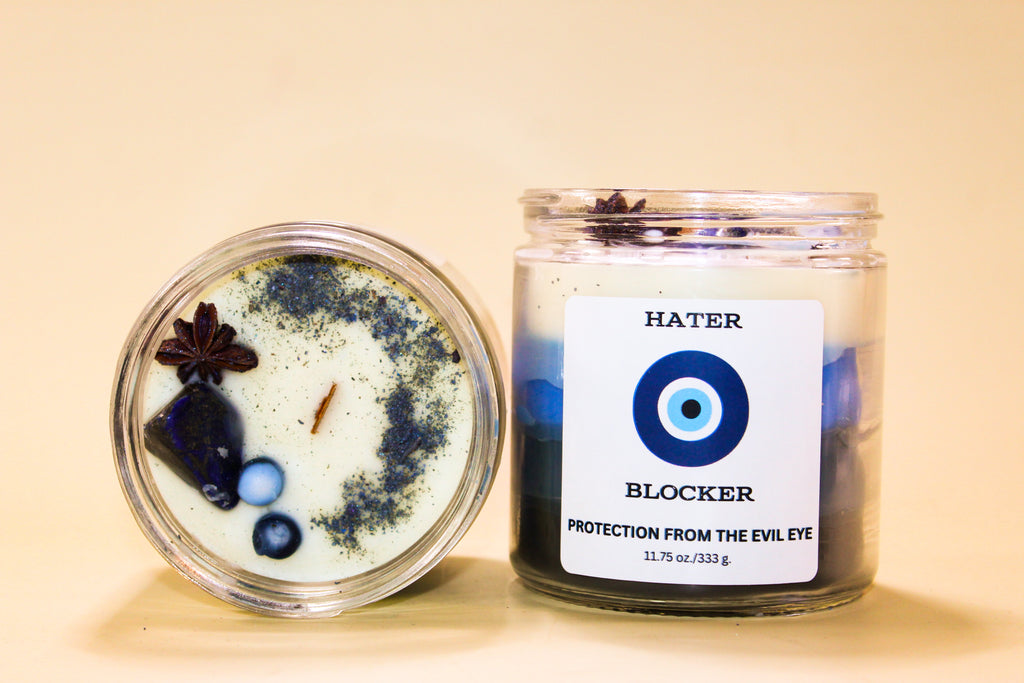 Hater Blocker Candle - Protection from the evil eye by The Good Shaman