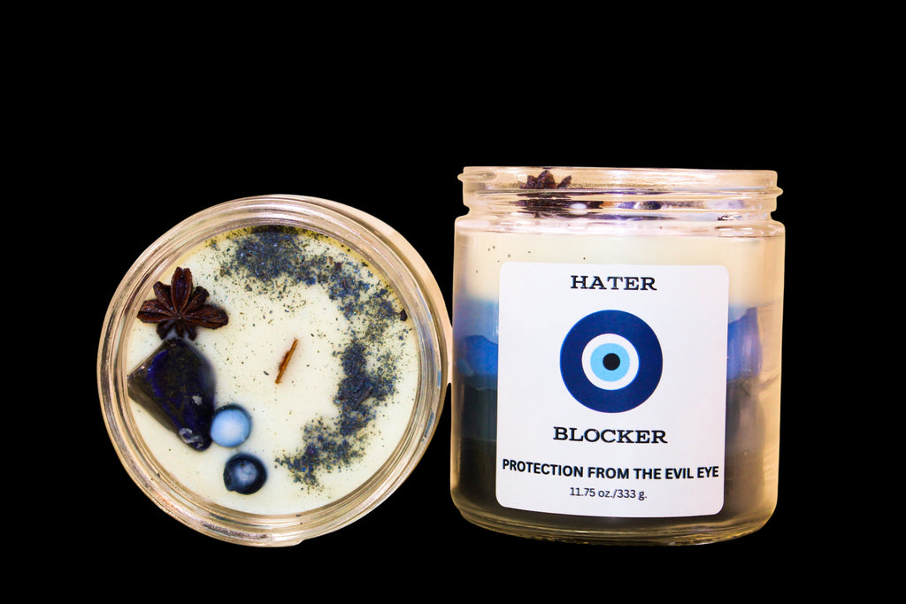 Hater Blocker Candle - Protection from the evil eye by The Good Shaman