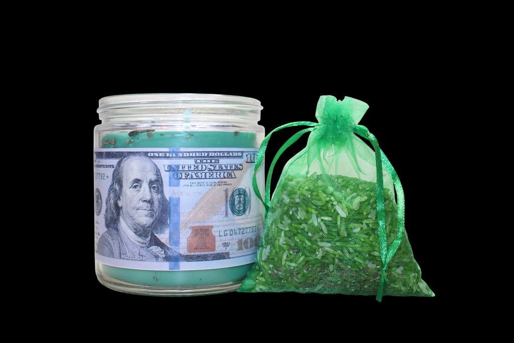Big Money Coconut Wax Manifestation Candle by The Good Shaman