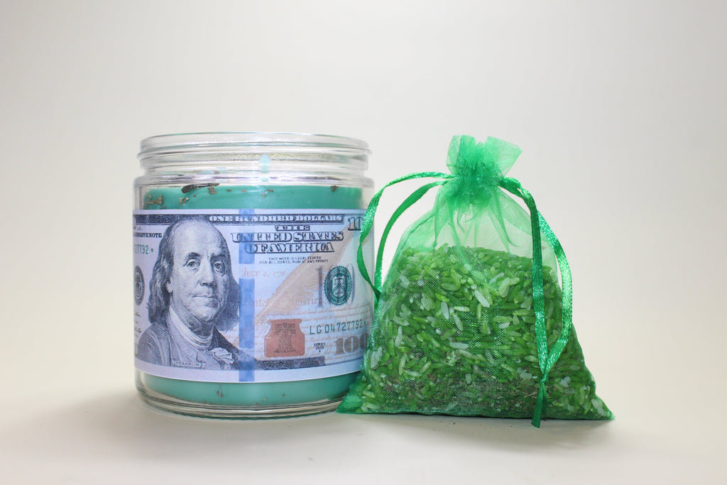 Big Money Coconut Wax Manifestation Candle by The Good Shaman