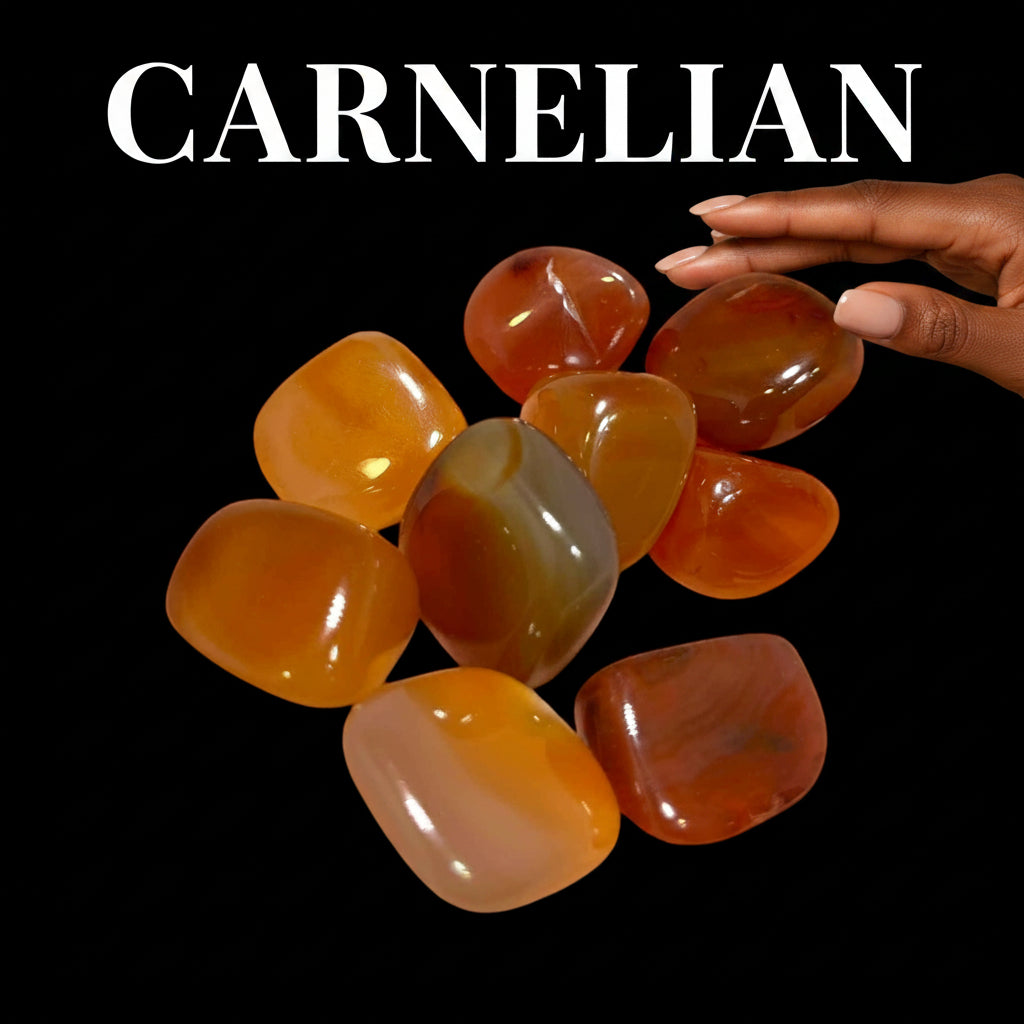 Carnelian Tumbled Pocket Stone (B)