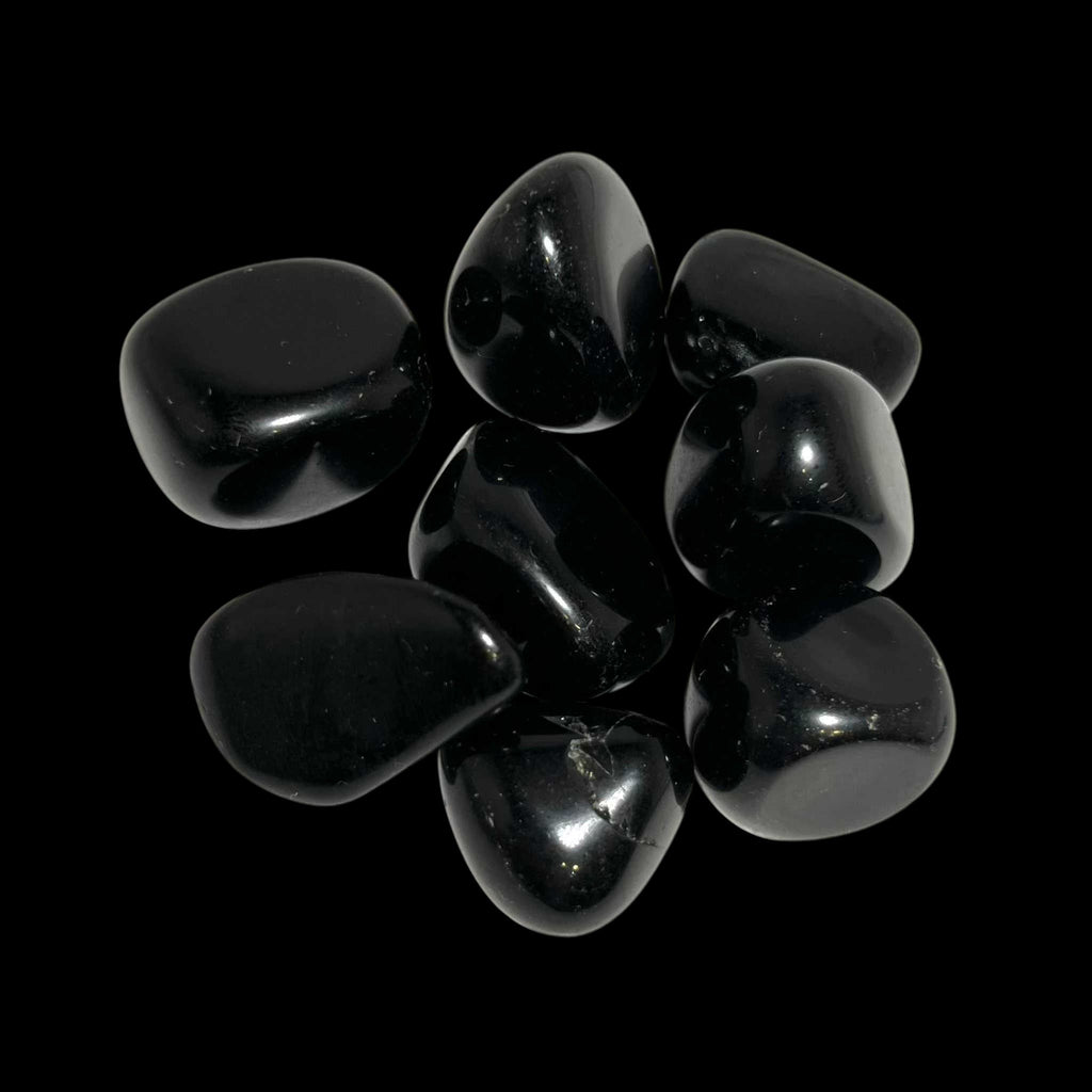 Black Obsidian Tumbled Pocket Stone