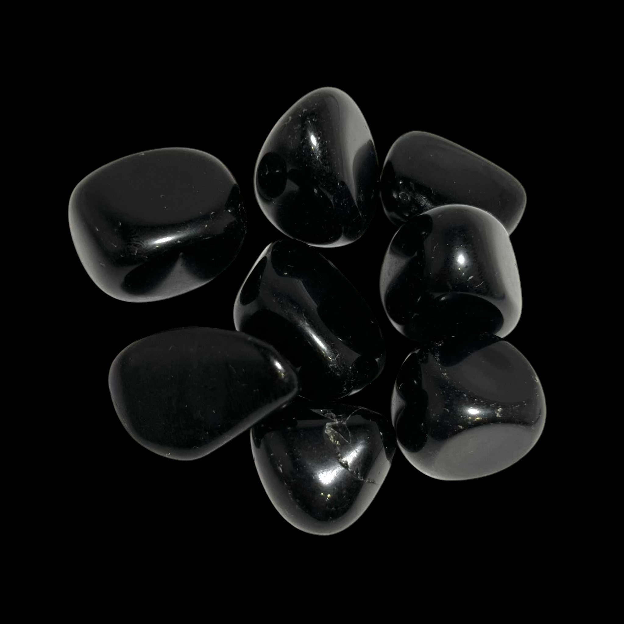 Black Obsidian Tumbled Pocket Stone
