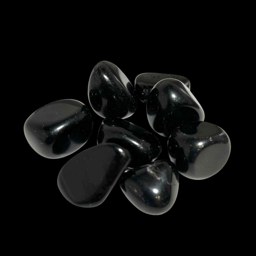 Black Obsidian Tumbled Pocket Stone