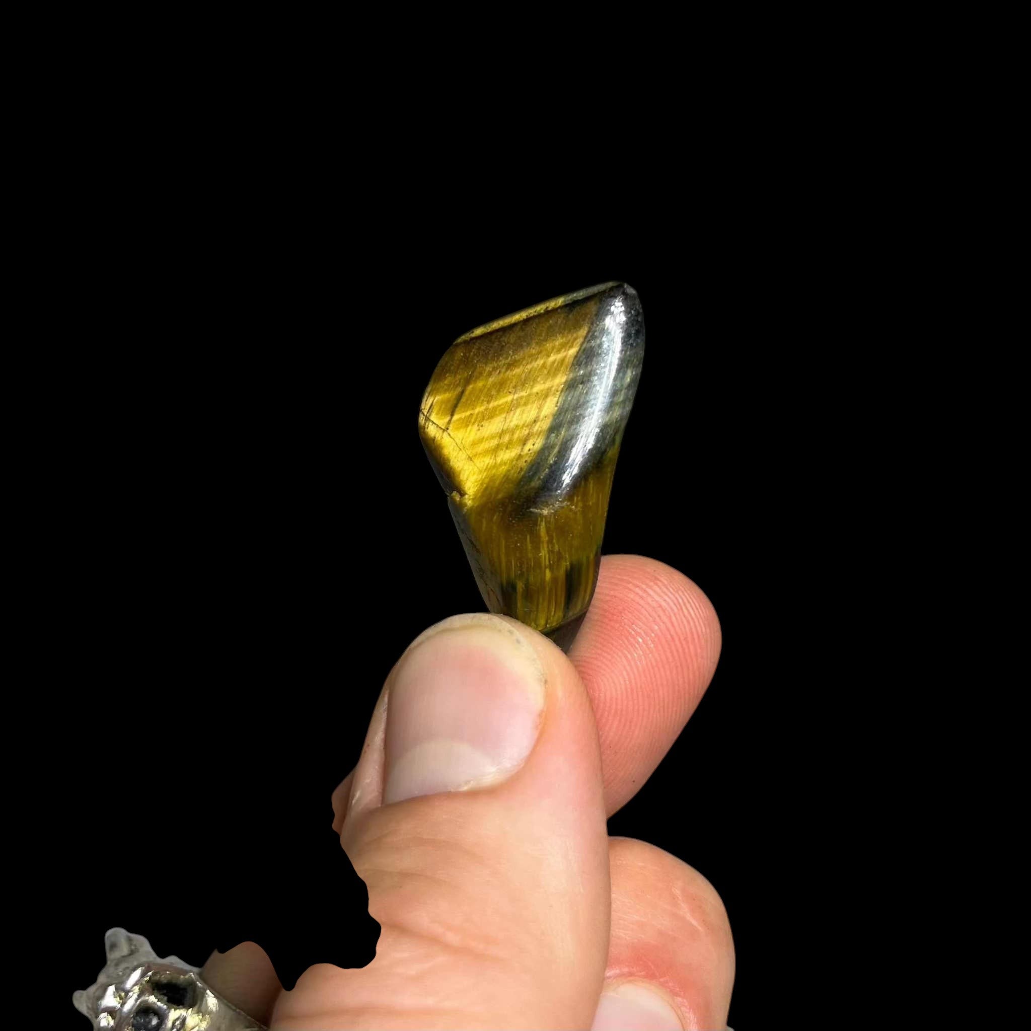 Tiger Eye Tumbled Pocket Stone