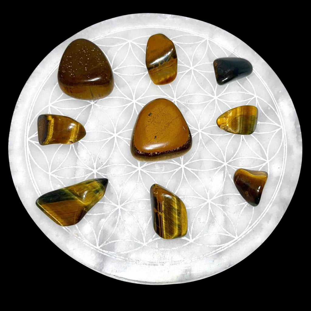 Tiger Eye Tumbled Pocket Stone