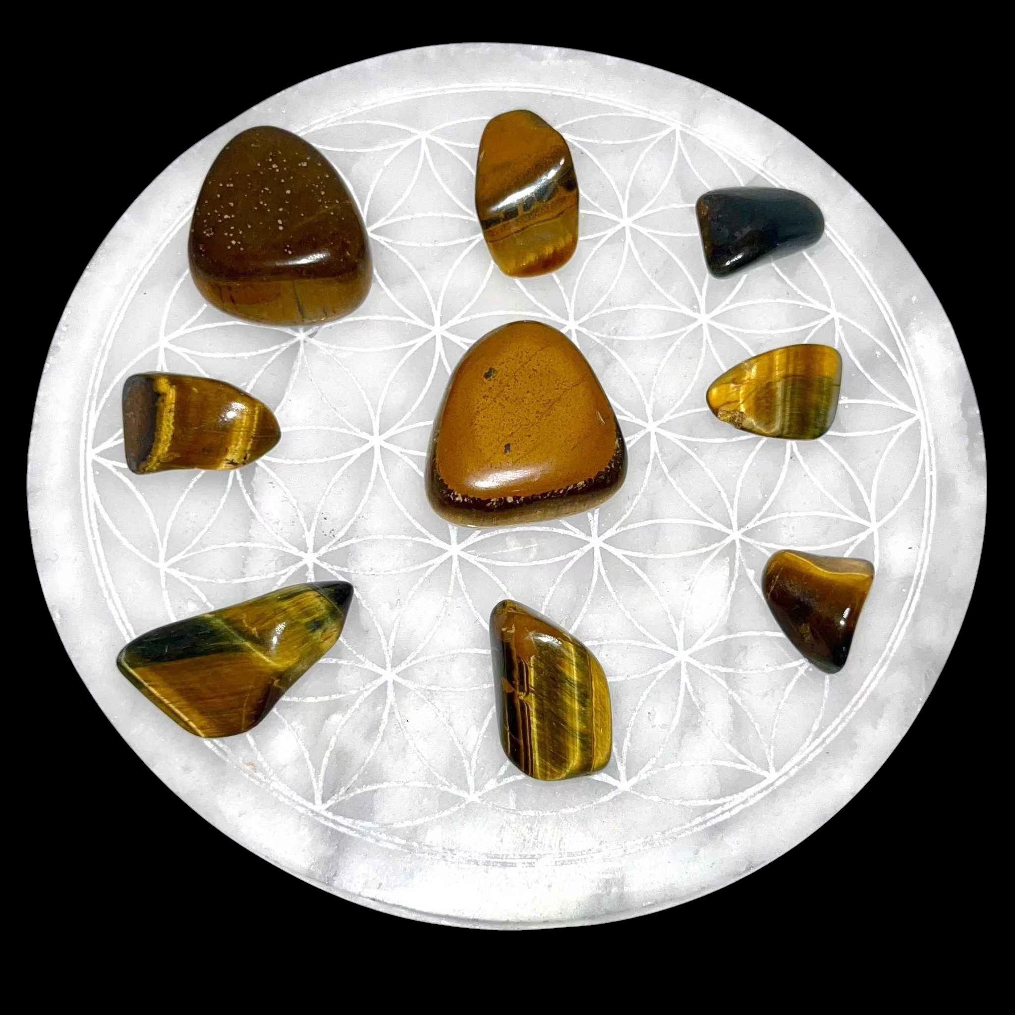 Tiger Eye Tumbled Pocket Stone