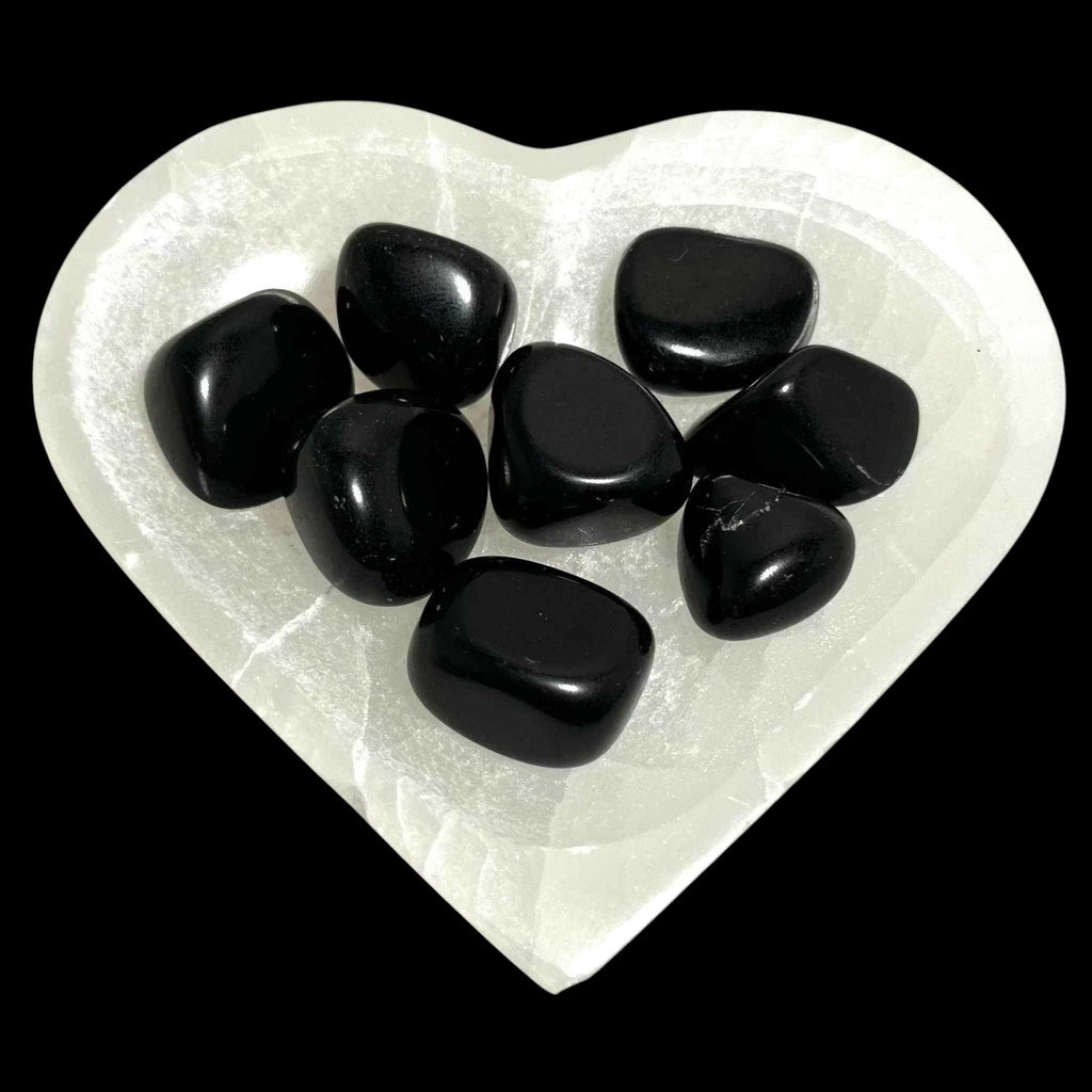 Black Obsidian Tumbled Pocket Stone