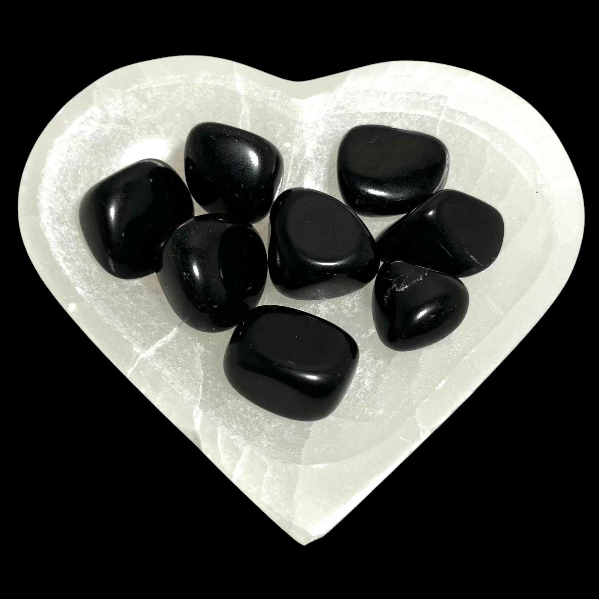 Black Obsidian Tumbled Pocket Stone