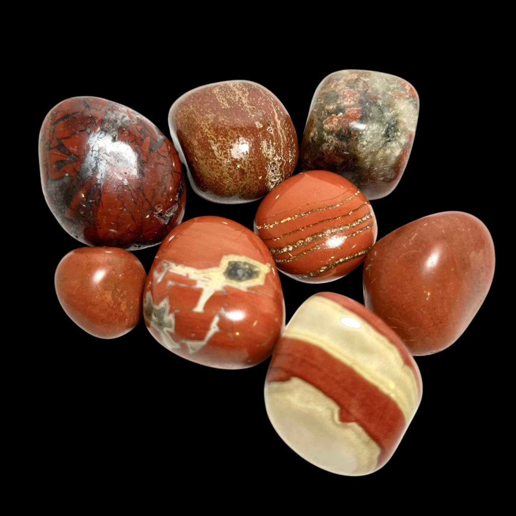 Red Jasper Tumbled Pocket Stone