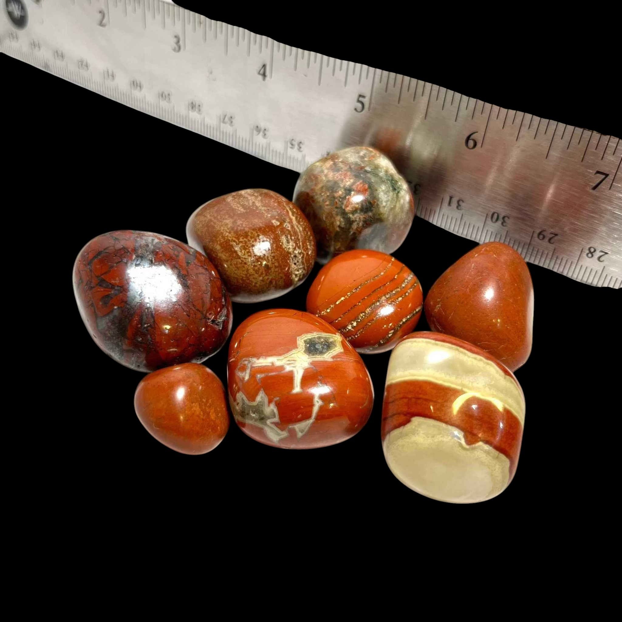 Red Jasper Tumbled Pocket Stone