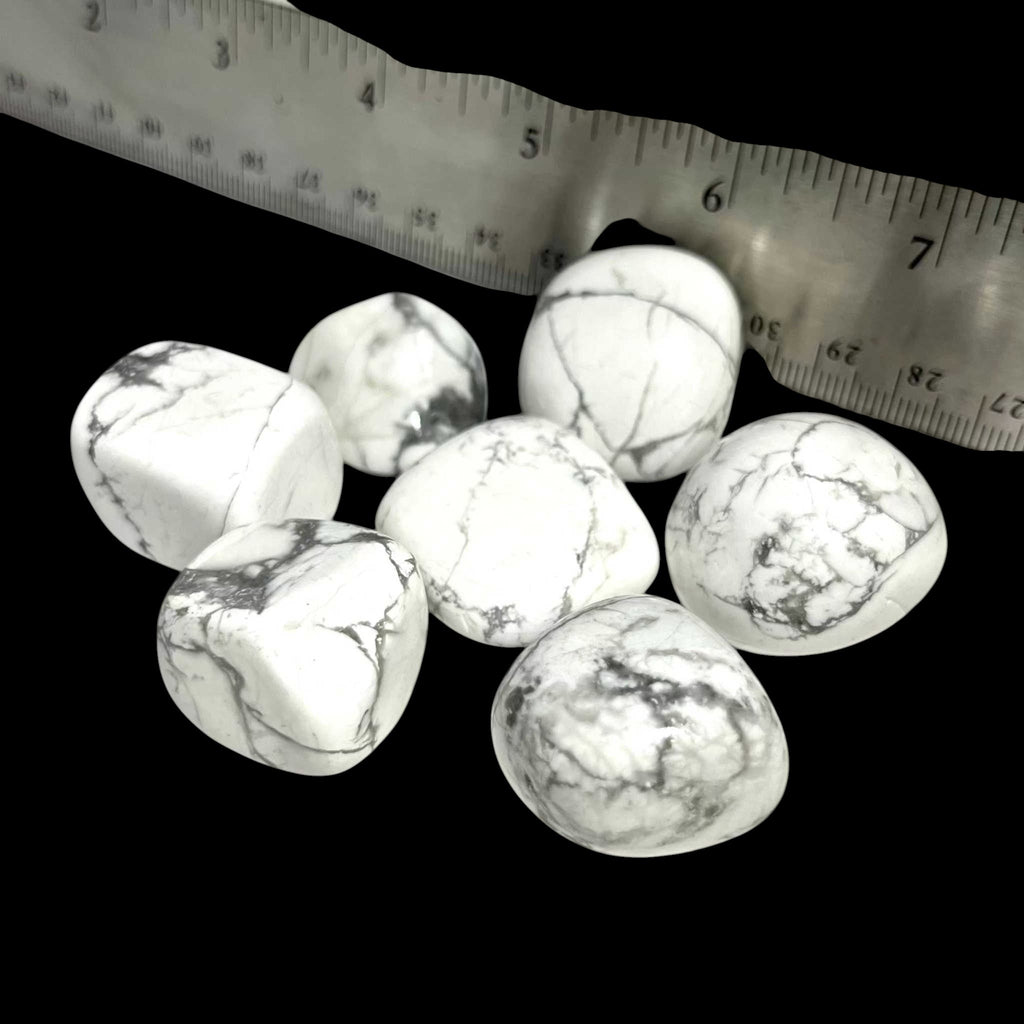 White Howlite Tumbled Stone