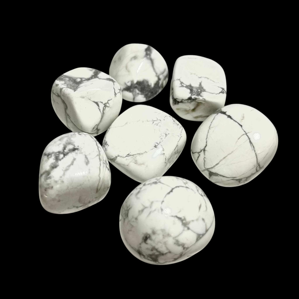 White Howlite Tumbled Stone