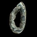 Agate Slice Statement Ring – Blue Druzy Geode Cut – Size 10
