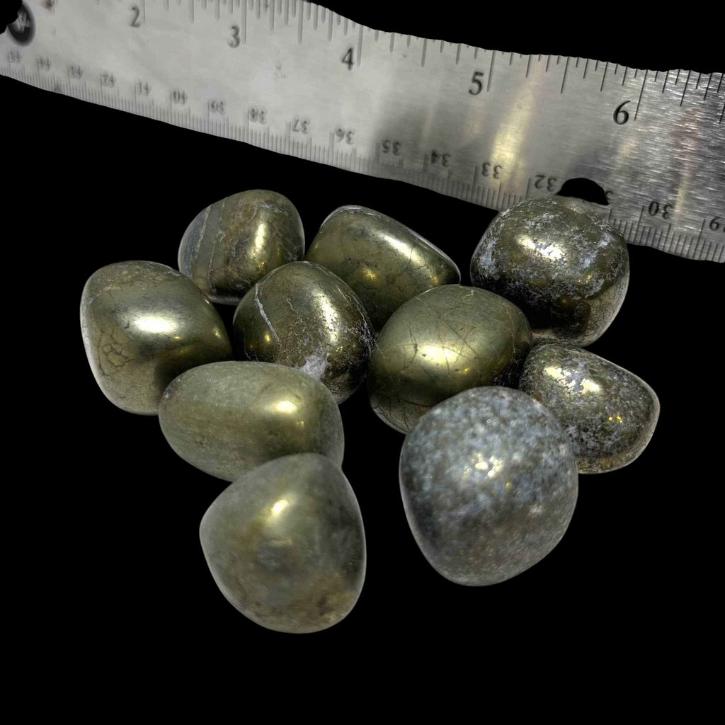 Pyrite Tumbled Stone