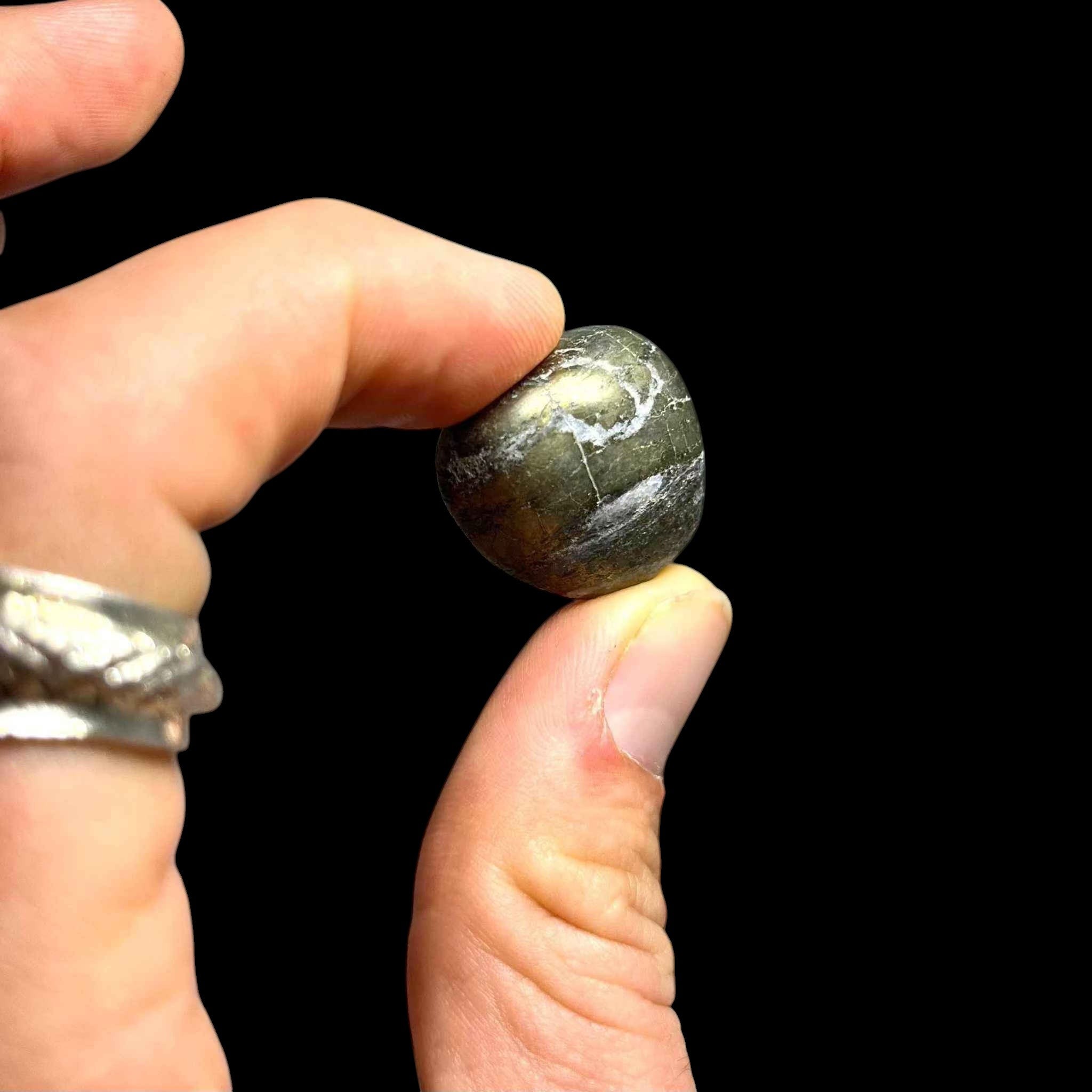 Pyrite Tumbled Stone