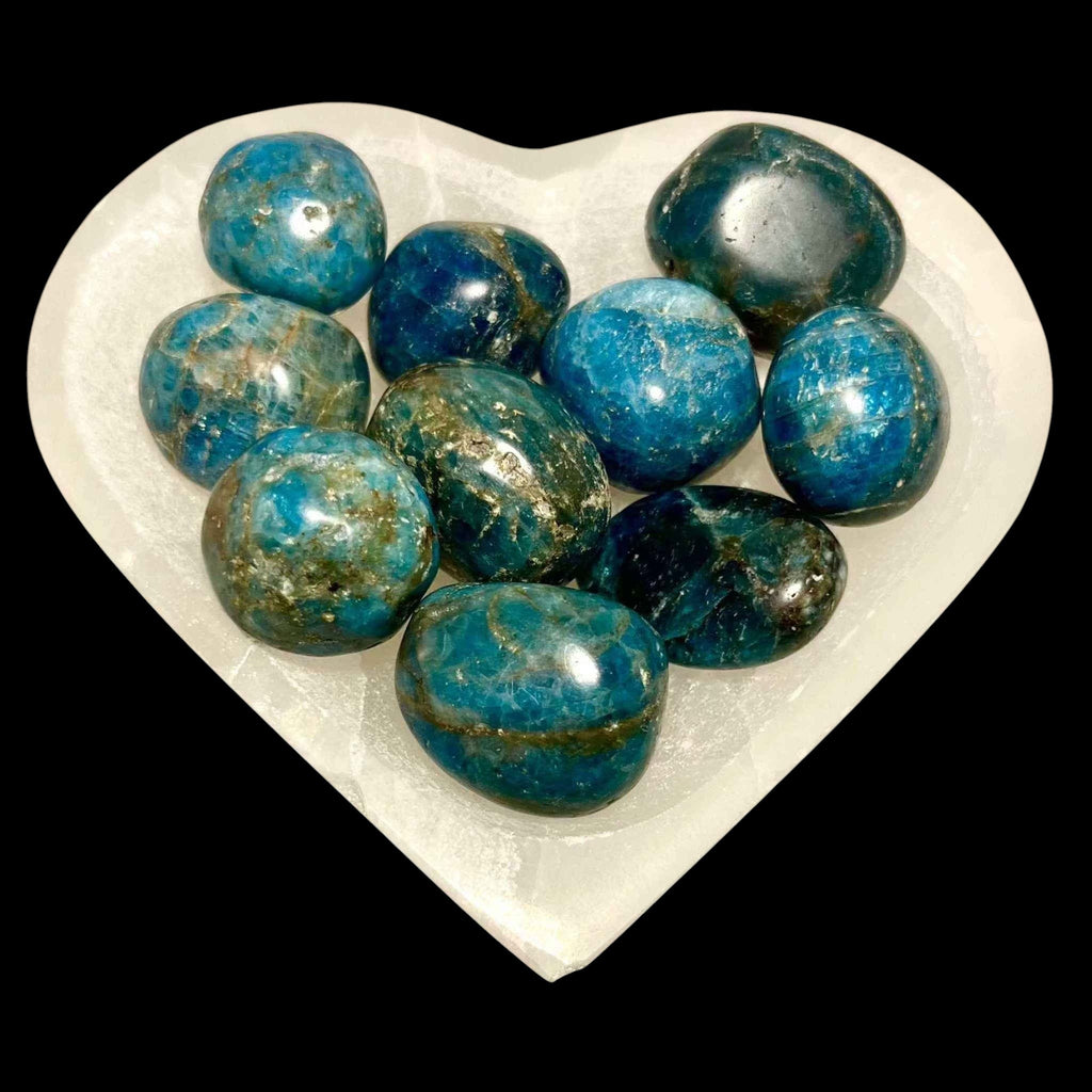 Blue Apatite Tumbled Stone