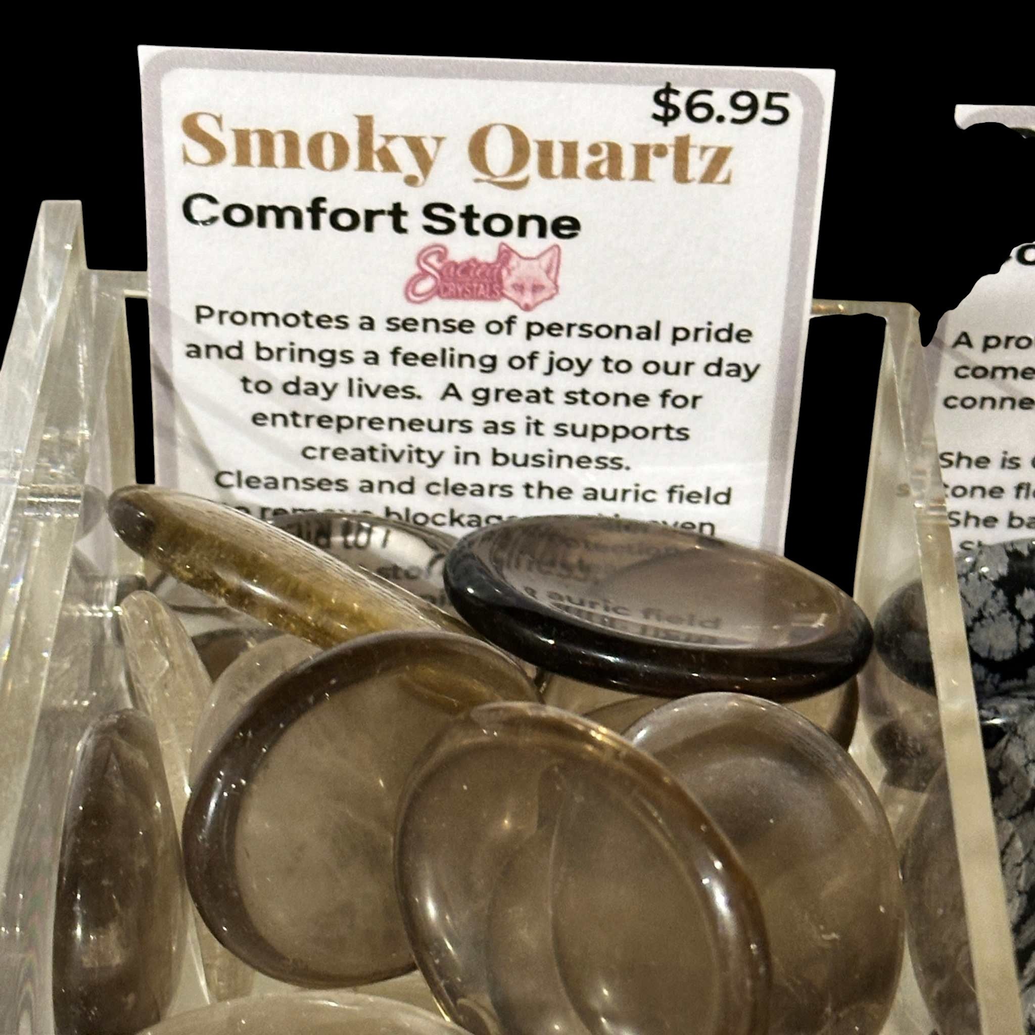 Smoky Quartz Comfort Stone