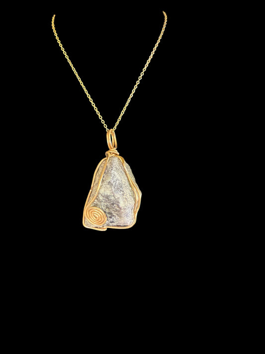 Iolite - 14k Gold Filled Necklace - AetherLux.Shop