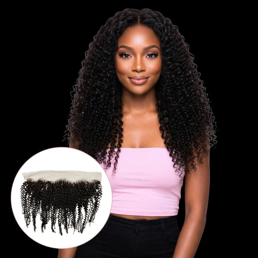 Jerry Curl 13x4 HD Lace Human Hair Frontal by Private Label