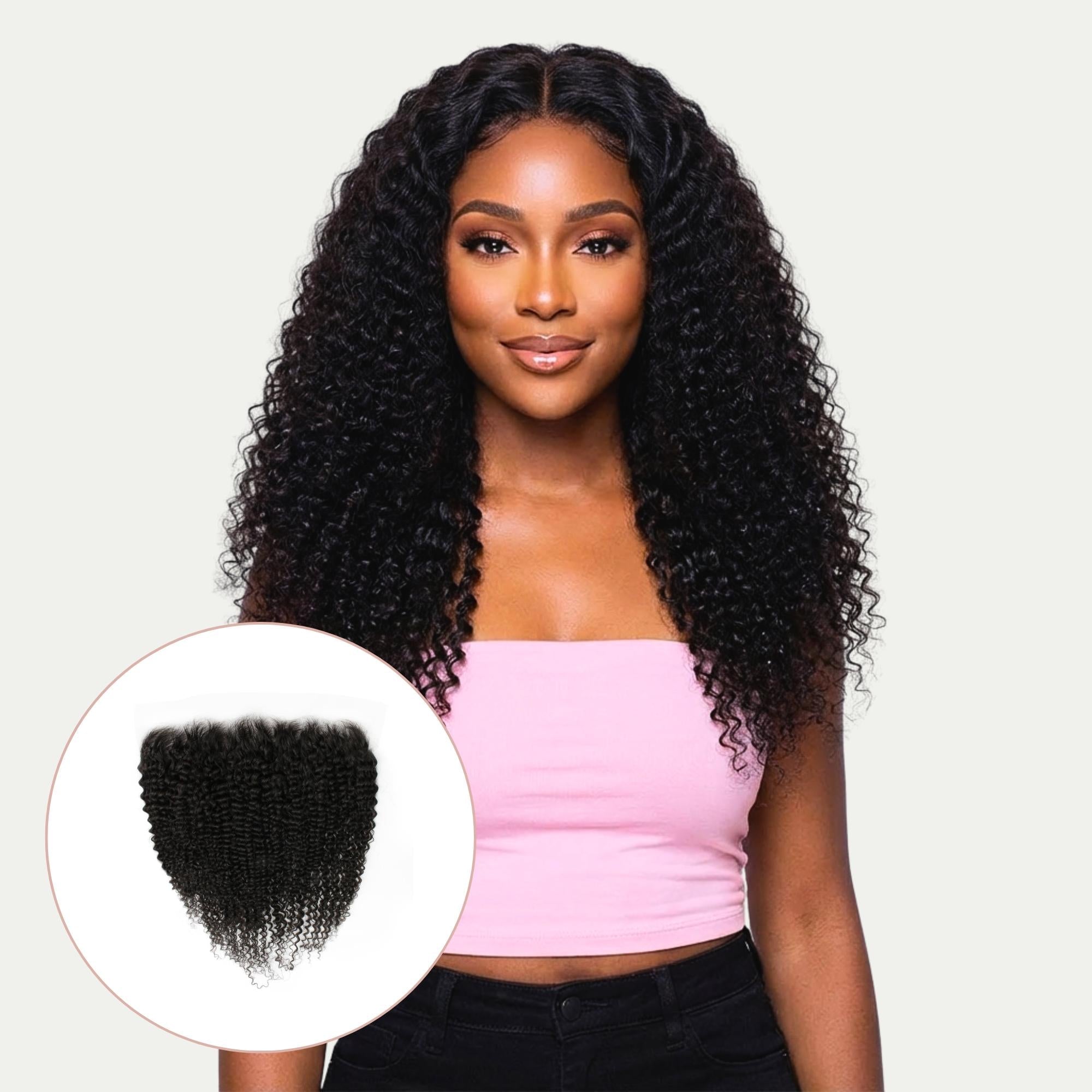Jerry Curl 13x6 HD Lace Human Hair Frontal by Private Label