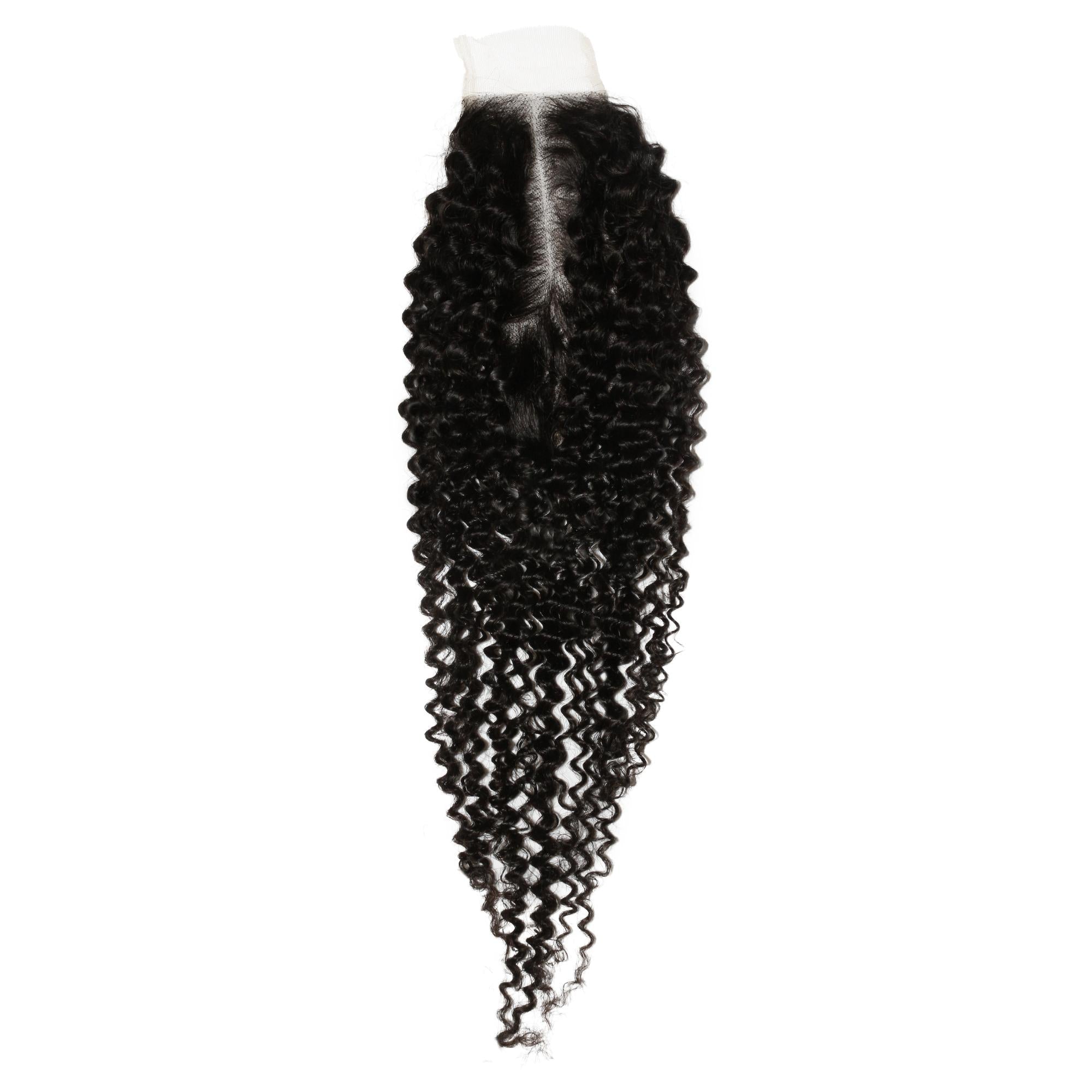 Jerry Curl 2x6 Transparent Lace Human Hair Closure by Private Label