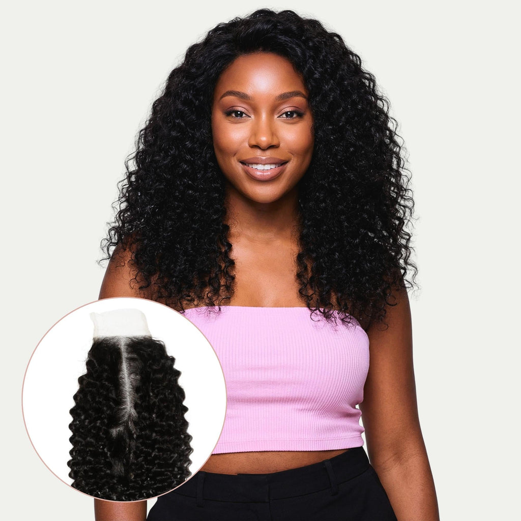 Jerry Curl 2x6 Transparent Lace Human Hair Closure by Private Label