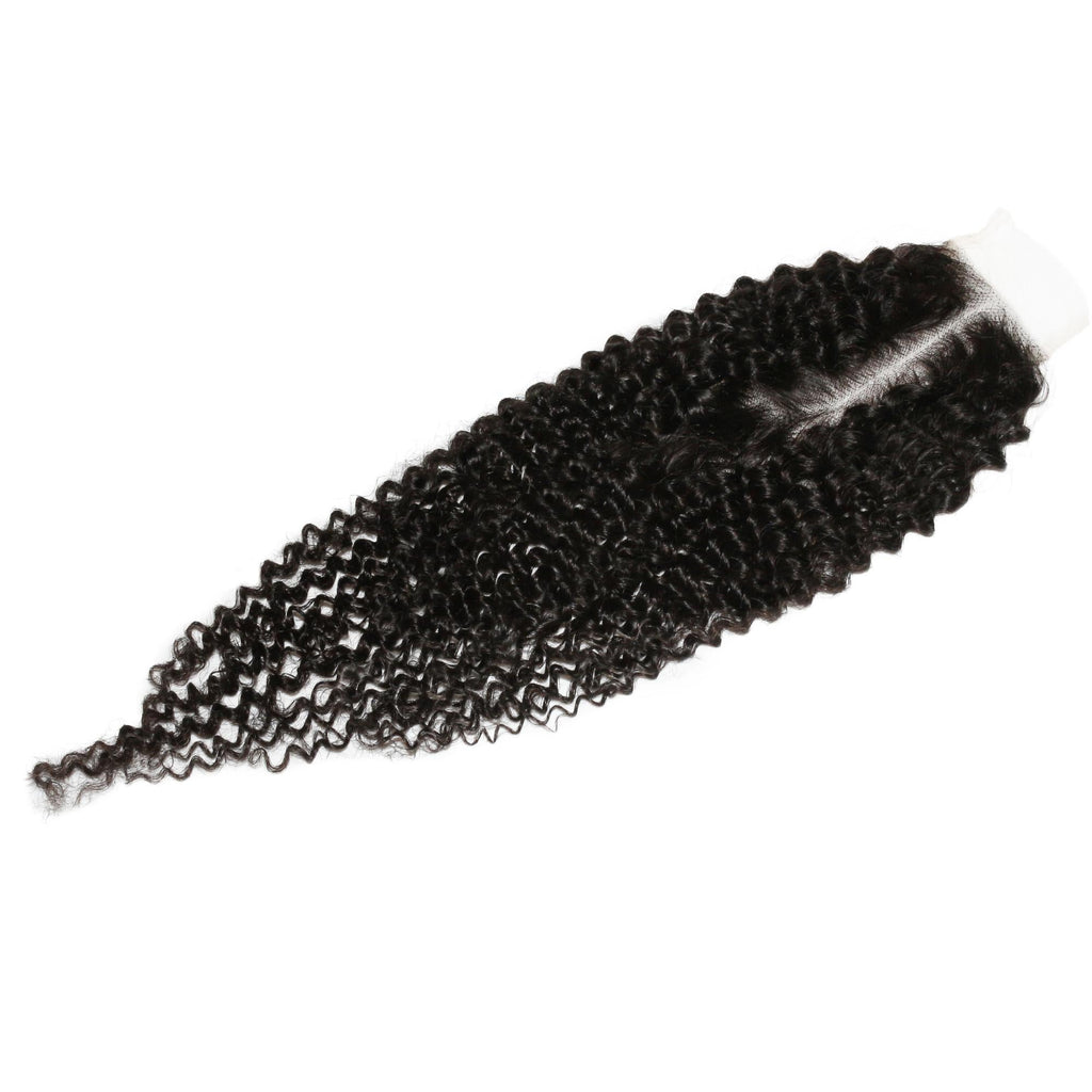 Jerry Curl 2x6 Transparent Lace Human Hair Closure by Private Label