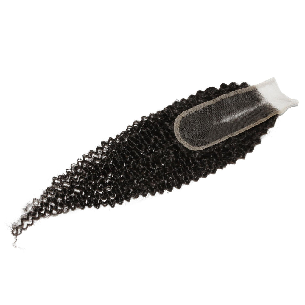 Jerry Curl 2x6 Transparent Lace Human Hair Closure by Private Label