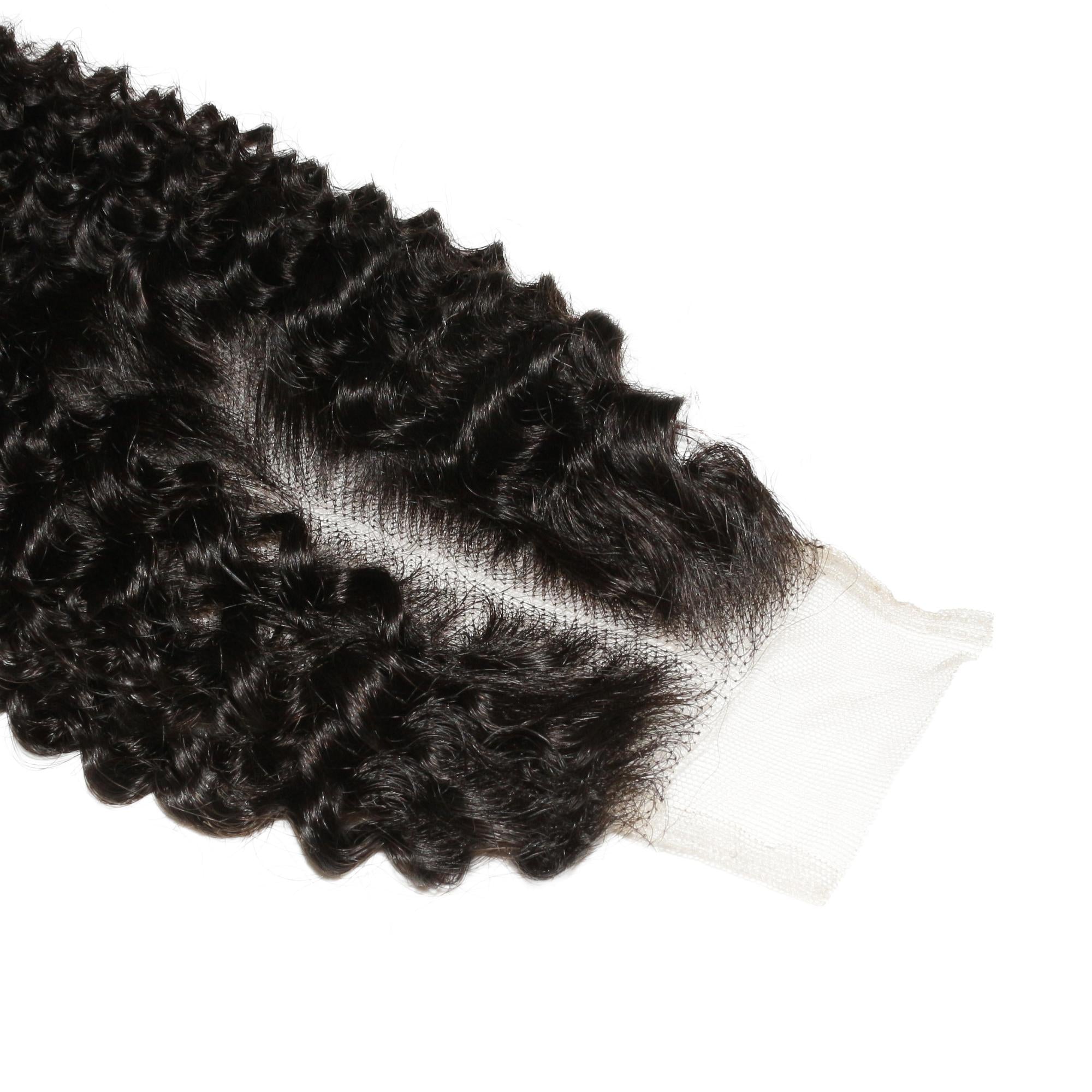Jerry Curl 2x6 Transparent Lace Human Hair Closure by Private Label