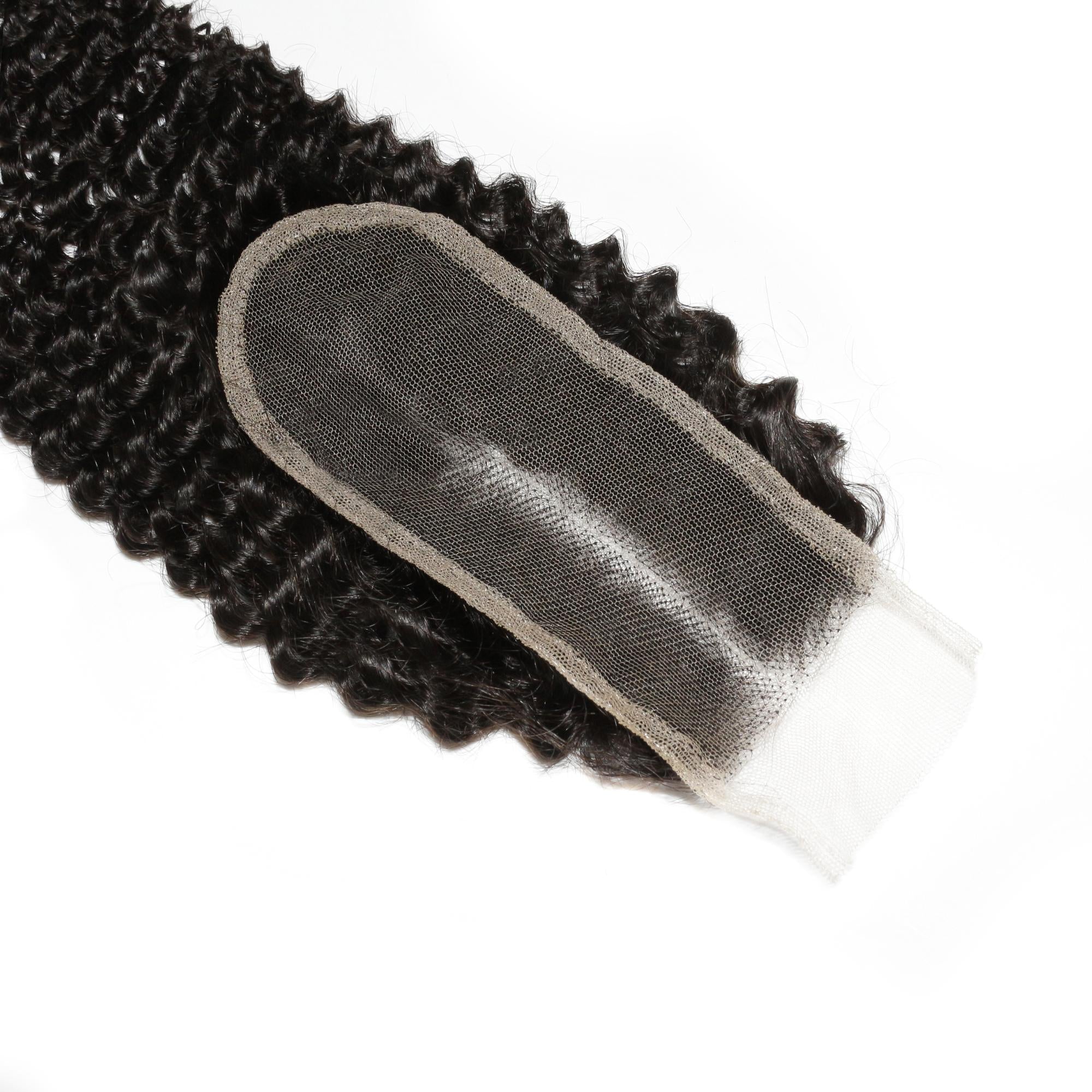 Jerry Curl 2x6 Transparent Lace Human Hair Closure by Private Label