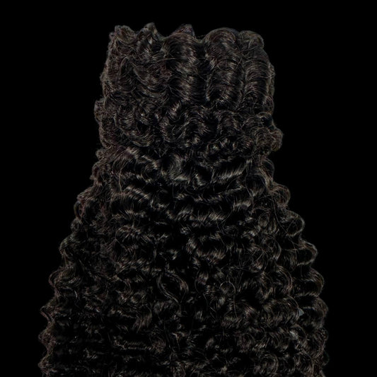 Jerry Curl 100% Human Hair Ponytail Extension by Private Label