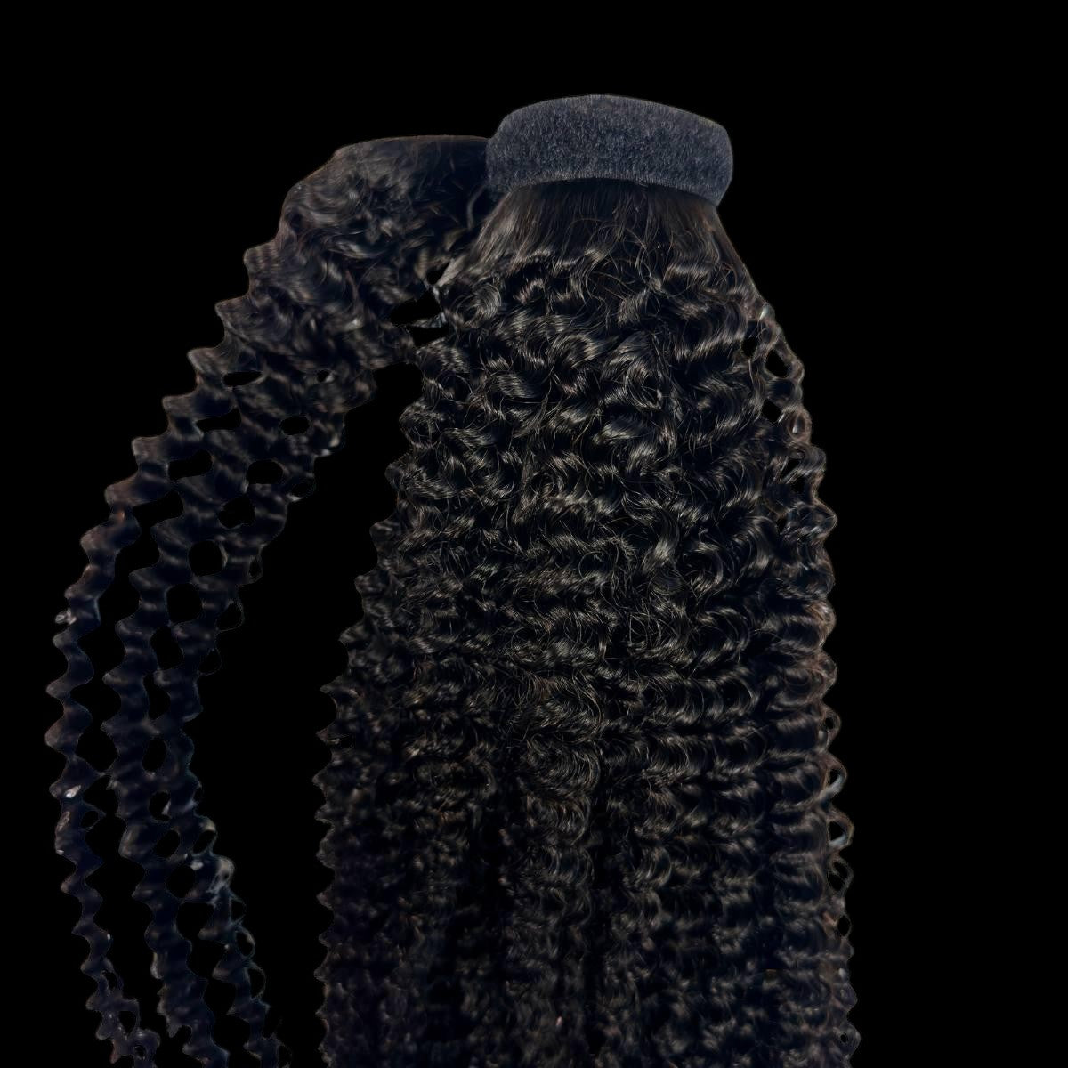 Jerry Curl 100% Human Hair Ponytail Extension by Private Label