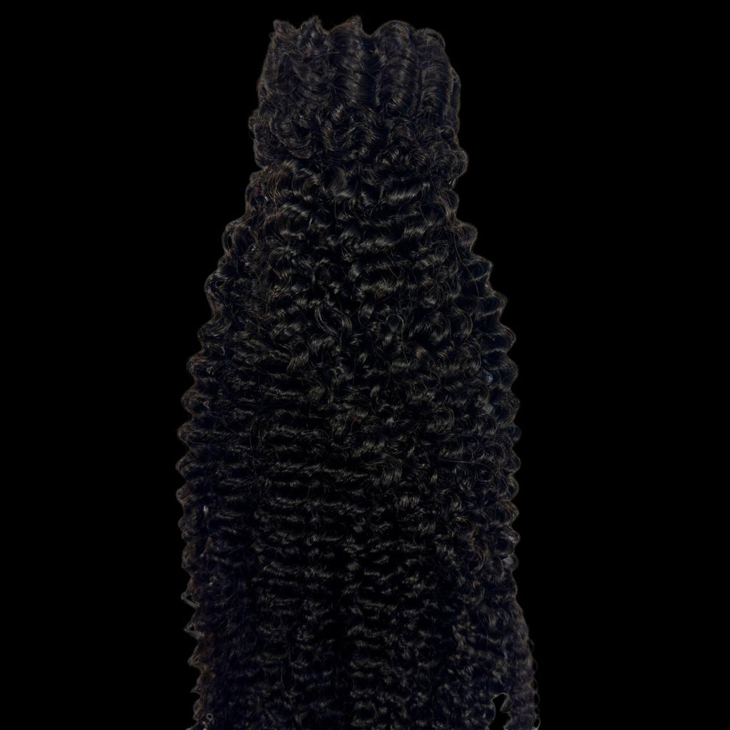 Jerry Curl 100% Human Hair Ponytail Extension by Private Label