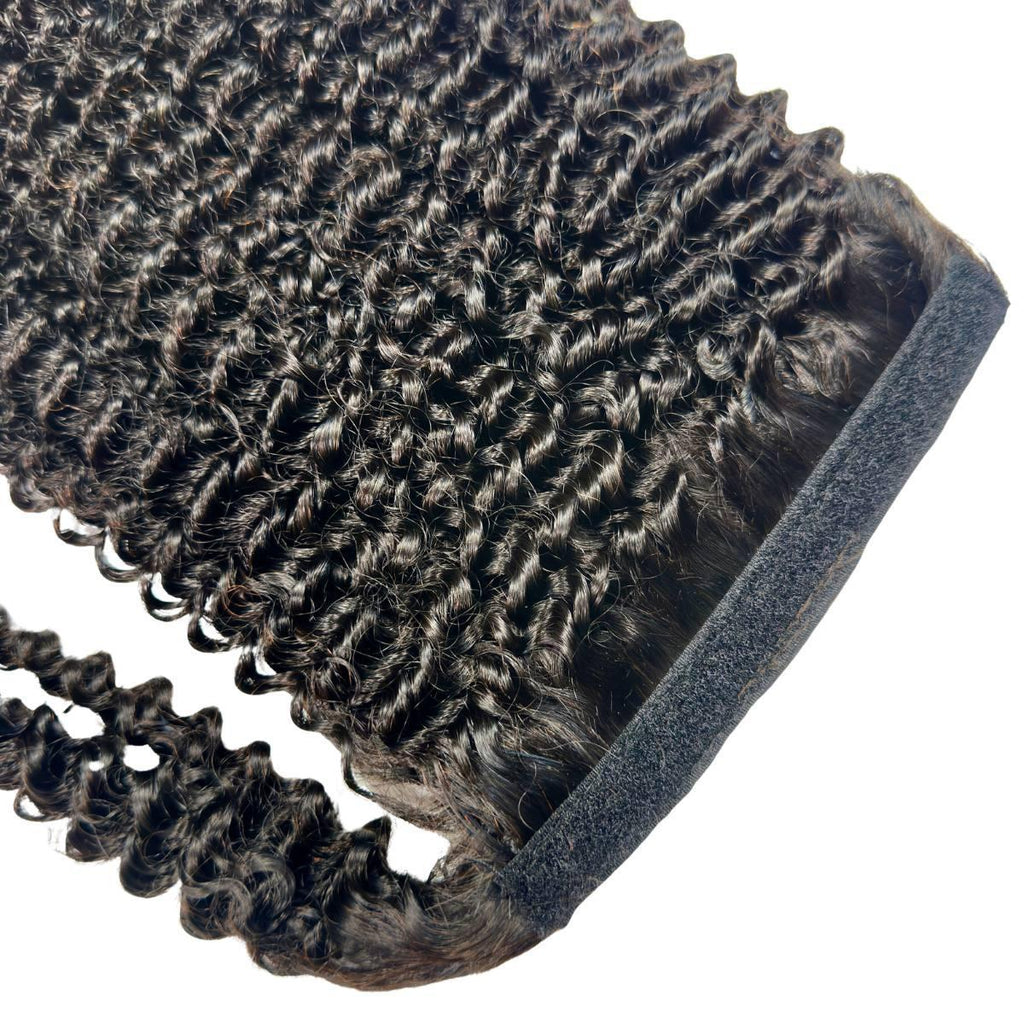 Jerry Curl 100% Human Hair Ponytail Extension by Private Label