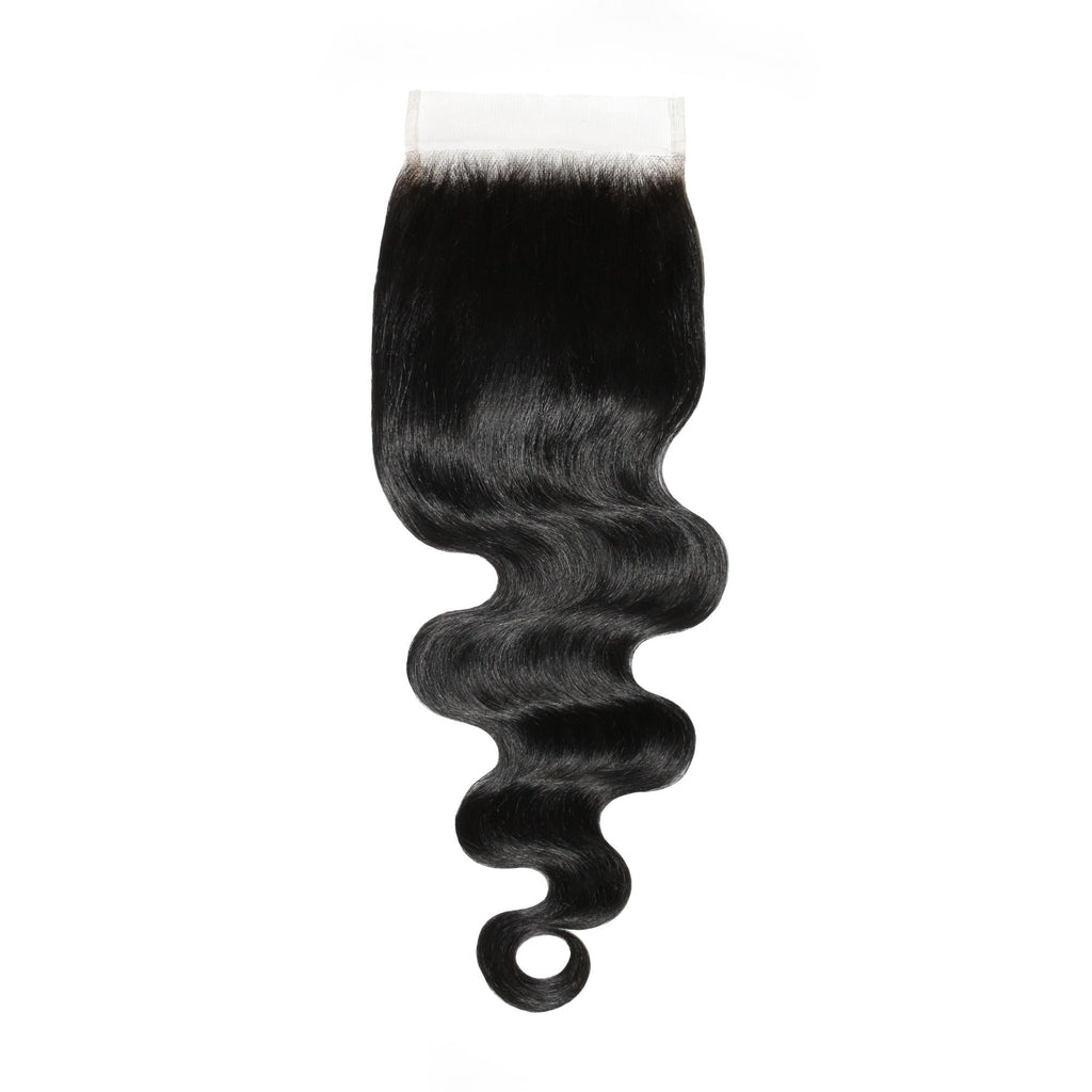 Jet Black Body Wave 5x5 HD Lace Human Hair Closure by Private Label