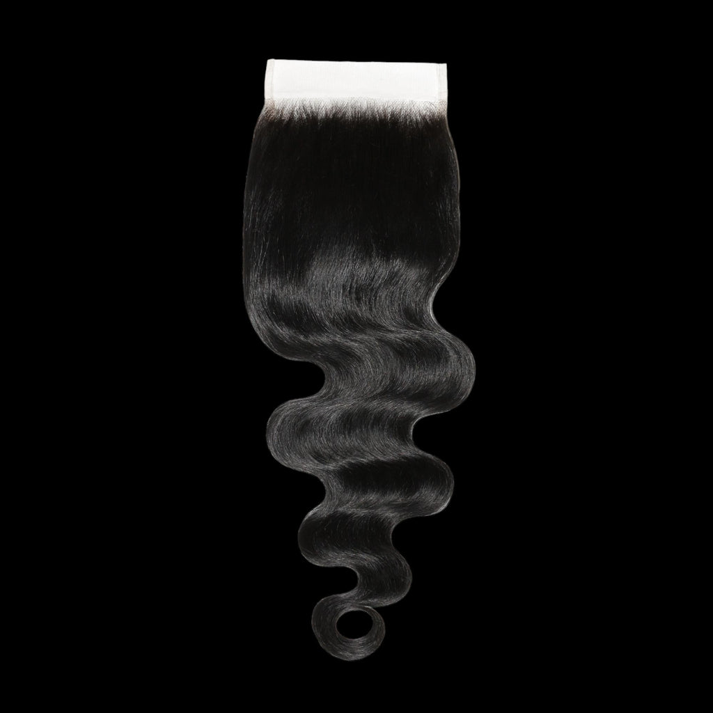 Jet Black Body Wave 5x5 HD Lace Human Hair Closure by Private Label