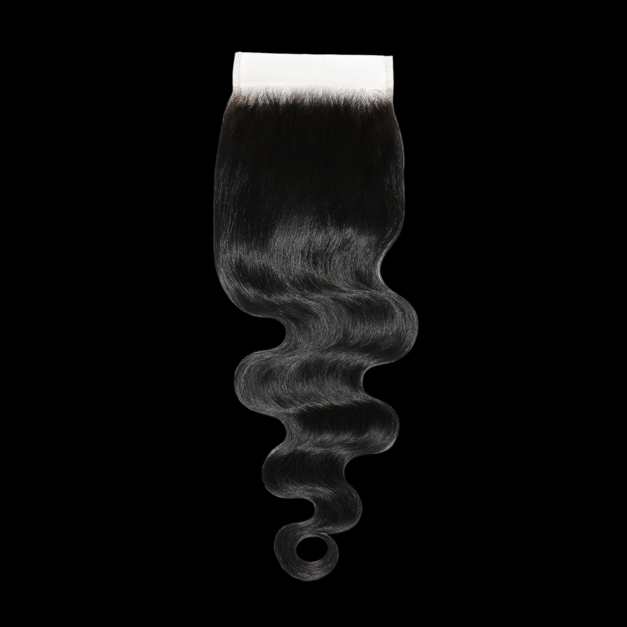 Jet Black Body Wave 5x5 HD Lace Human Hair Closure by Private Label