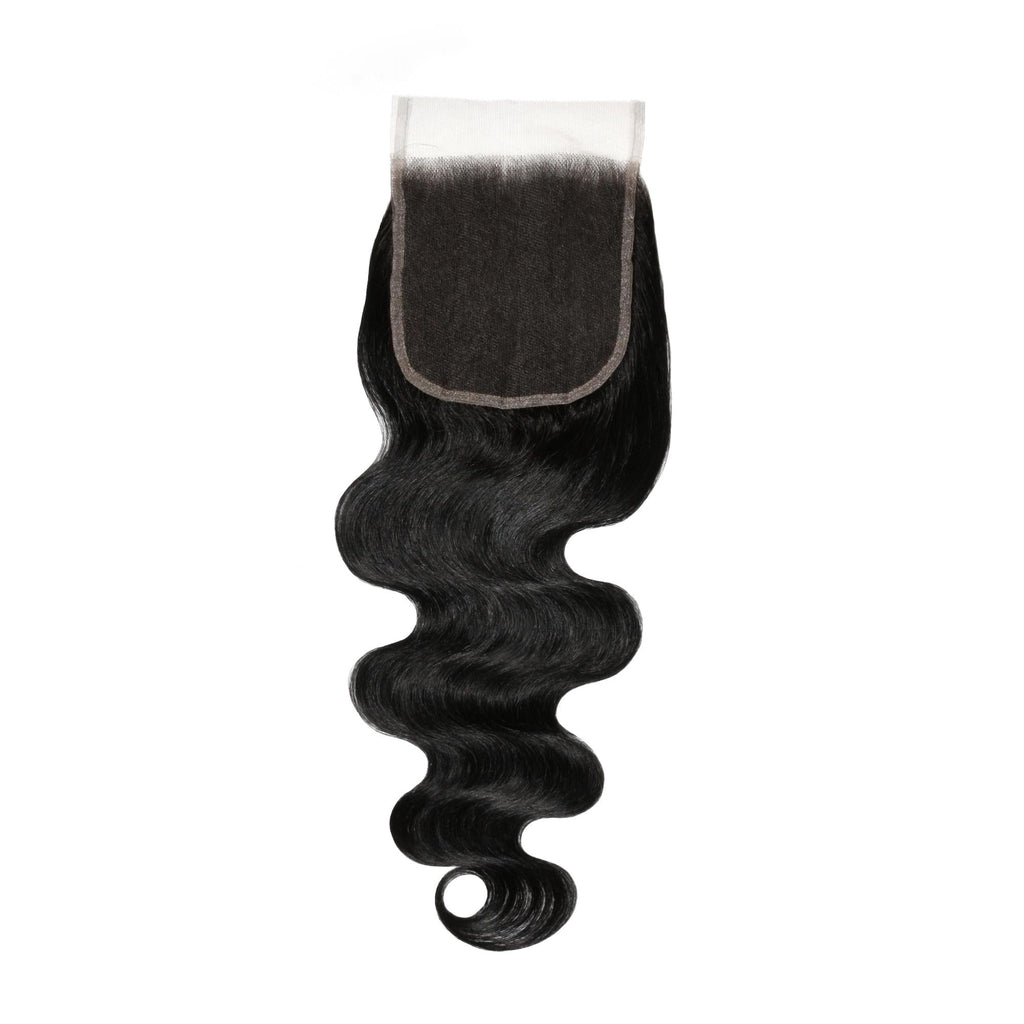 Jet Black Body Wave 5x5 HD Lace Human Hair Closure by Private Label