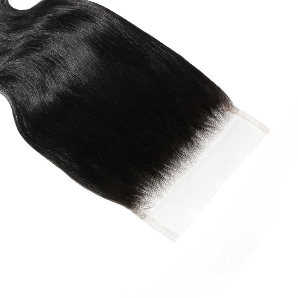 Jet Black Body Wave 5x5 HD Lace Human Hair Closure by Private Label